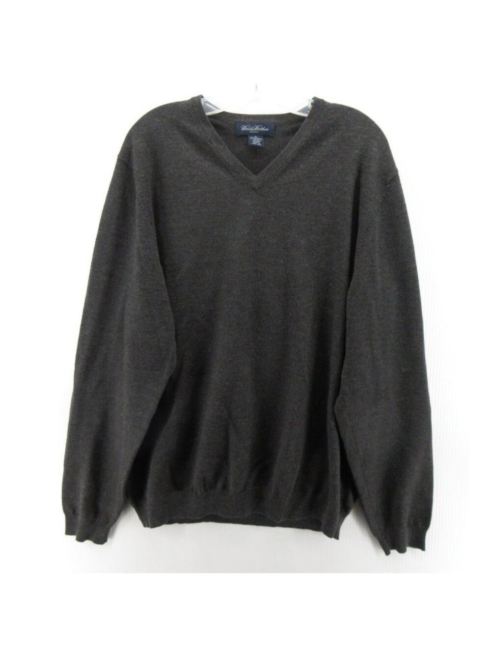 Brooks Brothers Sweater XL Extra Fine Italian Merino Wool Stretch